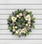 24" Magnolia/Bauble Wreath
