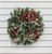 24" Magnolia/Cone Wreath Red