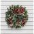 24" Magnolia/Cone Wreath Red