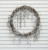 36" Rattan Wreath w Cones Flocked