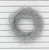 60cm Twig Wreath Silver