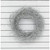 60cm Twig Wreath Silver