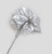 74cm Glitter Poinsettia Silver