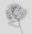 68cm Glitter Hydrangea Silver