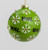 100mm Glass Noel/Flake Ball Dec