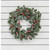 20" Holly/Cone/Berry Wreath Green
