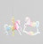 13cm Horse Decoration 2Ass Irid.