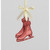 9cm Glitter Skates Decoration Red
