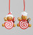 11cm Gingerbread Clay Dec 2 Assor