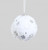 100mm Fabric Snowflake Ball Dec