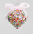 9cm Glass Onion w/Bead/Ribbon