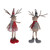 Sitting Reindeer With Soft Legs 2Ast 13x10x61Cm