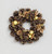 30cm Ball/Cone Wreath Gold