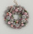 30cm Boxed Cone Wreath Pink