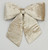 68cm Plush Bow Decoration Beige