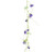 110cm Sweet Pea Garland Purple