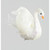 14cm Glitter Swan w/Clip White