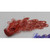 26cm Sequin/Berry Bird w/Clip Red
