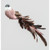 30cm Bird w/Feather/Clip Rose