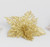 9" Poinsettia w/Clip Gold