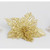 9" Poinsettia w/Clip Gold