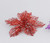 9" Poinsettia w/Clip Red
