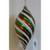 Swirl Drop Dec - Red / White - 16.5cm