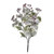 Flocked Holly leaves/Berries Spray 43Cm