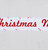 2.5"x10Y Merry Xmas Red/White