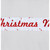 2.5"x10Y Merry Xmas Red/White