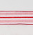 10Yx2.5" Stripe Ribbon Red/White