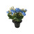 Essential Rose Mix Remembrance Grave Pot -Blue