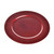 Charger Plate Red Metallic 33Cm