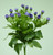 38cm Mini Bud Bush Purple