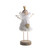 Metal Standing Angel White 18.5Cm