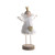 Metal Standing Angel White 18.5Cm
