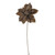 Poinsettia Single Gold 63Cm