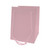 Hand Tie Bag 19 x 25cm- Pearlised Dusky Pink 