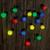 20 Solar Bulb String Lights 4.8m 2 functions, 2 Asst White & Multi