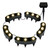 Solar Flower Warm White LED Pot Lights. 9x2x4.5cm 8 Functions