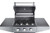 3 Burner Gas BBQ Black