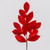 73cm Velvet Leaf Spray Red