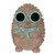 Resin Hedgehog with Flower Glasses 15cm