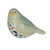 Resin Wood Carved Bird with patterned tummy 11cm