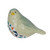 Resin Wood Carved Bird with patterned tummy 11cm