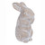 Resin Wooden Look Bunny with Carved back 25cm