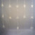 390 warm white LED Snowflake Curtain Light 1.4m mains powered