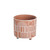 Geo Orange Plant Pot 9.5cm