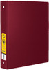BAZIC 1.5" Burgundy 3-Ring Binder w/ 2-Pockets Case Pack 12