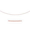 2.5mm 14k Rose Gold Pendant Chain with Textured Links